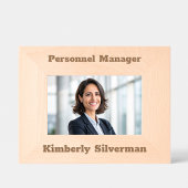 Manager Volledige naam Modern Job Title Rustic Scr Gegraveerde Lijstjes