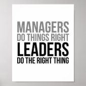 Managers doen het goed poster (Voorkant)