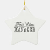 Managers First Class Manager Keramisch Ornament (Voorkant)