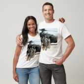 Managers van de militaire werkhond nemen een opte t-shirt (Unisex)