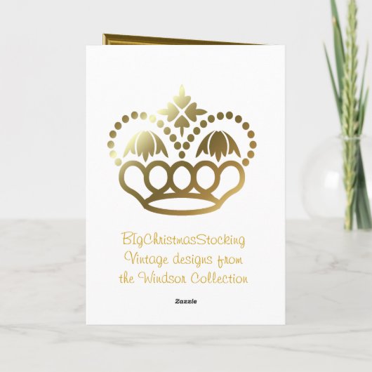 Managerscène met engelen feestdagen kaart (Achterkant)