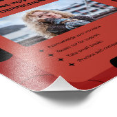 Managing Postpartum Depression Awareness Design Foto Afdruk (Hoek)