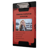 Managing Postpartum Depression Awareness Design Klembord (Links)