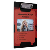 Managing Postpartum Depression Awareness Design Klembord (Rechts)