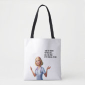 Managing your own self-esteem fairy godmother tote bag (Voorkant)