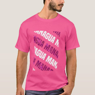 Managua Camo Patroon Roze Camouflage T-shirt