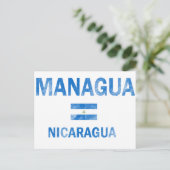 Managua Nicaragua Design Briefkaart (Staand voorkant)