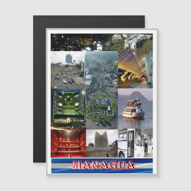 Managua - Nicaragua - Mosaic - (Voorkant / Achterkant)