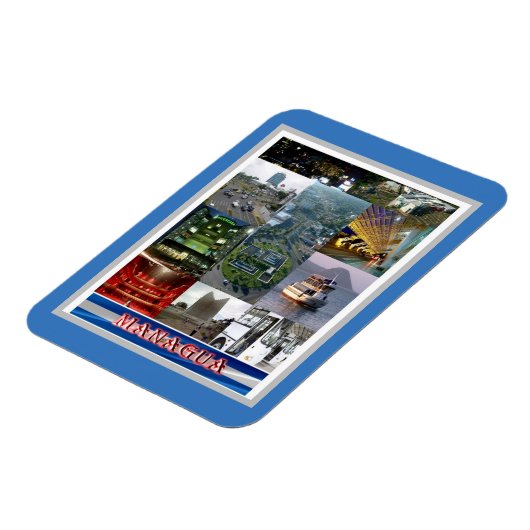 Managua - Nicaragua - Mosaic - Magneet (Linkerzijde)