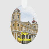 Managua, Nicaragua Panorama kerstversiering Ornament (voorkant)