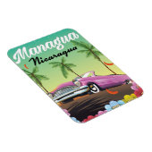 Managua - Nicaragua reisposter Magneet (Rechterzijde)