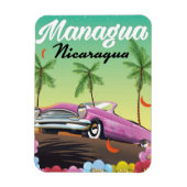 Managua - Nicaragua reisposter Magneet (Verticaal)