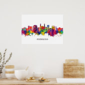 Managua Nicaragua Skyline Poster (Keuken)