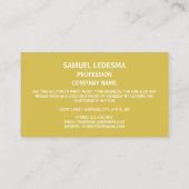 Managua Vlag & Wapen, Vlag van Nicaragua Visitekaartje (Achterkant)