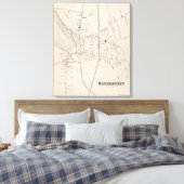 Manahawkin, New Jersey Canvas Afdruk (Insitu (Slaapkamer))