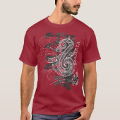 Manaia - Guardian (zilverschrift) T-shirt (Voorkant)