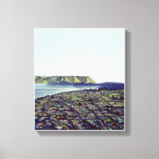 Manakau-hoofden Canvas Afdruk (Voorkant)