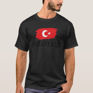 Manakkale Stad Turkije Vakantie Stad Turkse Vrouwe T-shirt