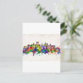 Manama Bahrain Skyline Feestdagenkaart (Staand voorkant)