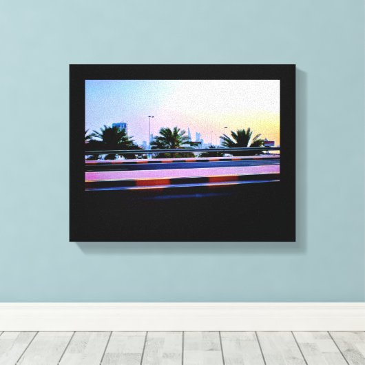 Manama Date Trees Canvas Afdruk (Insitu (Houten vloer))