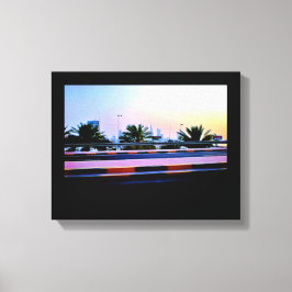 Manama Date Trees Canvas Afdruk