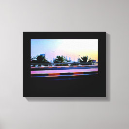 Manama Date Trees Canvas Afdruk