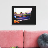 Manama Date Trees Canvas Afdruk (Insitu (Woonkamer))