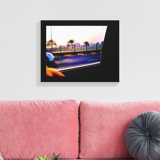 Manama Date Trees Canvas Afdruk (Insitu (Woonkamer))