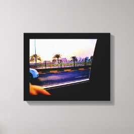 Manama Date Trees Canvas Afdruk