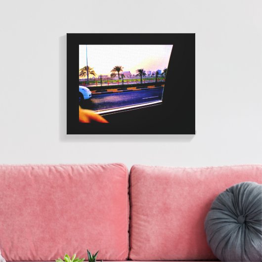 Manama Date Trees Canvas Afdruk (Insitu (Woonkamer))