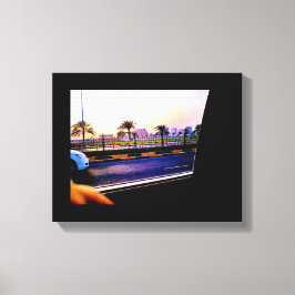 Manama Date Trees Canvas Afdruk