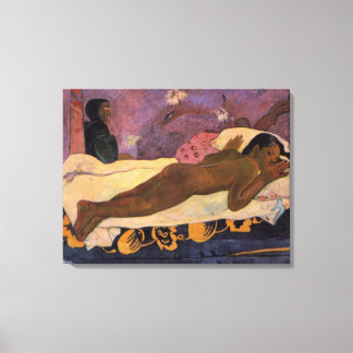 Manao Tupapau - Paul Gauguin Canvas Afdruk