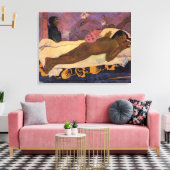 Manao Tupapau - Paul Gauguin Canvas Afdruk (Insitu (Woonkamer))