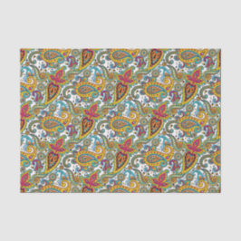 Manarani Queen Paisley Pattern Turquoise Sinaasapp Tissuepapier