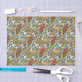 Manarani Queen Paisley Pattern Turquoise Sinaasapp Tissuepapier (Craft)