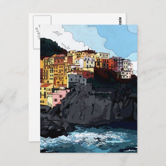 Manarola Briefkaart (Voorkant / Achterkant)