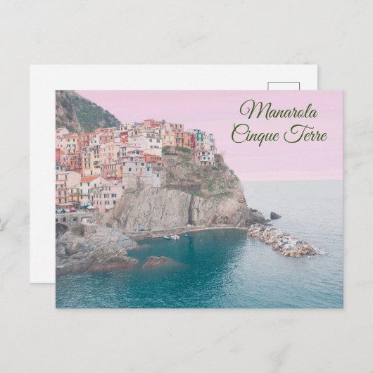 Manarola, Cinque Terre Briefkaart (Voorkant / Achterkant)