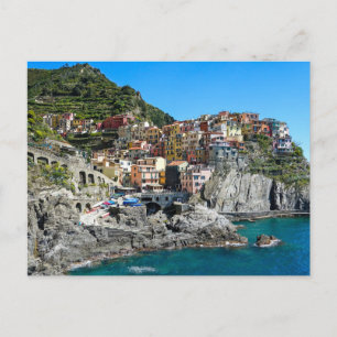 Manarola, Cinque Terre, Italië, Europa - Briefkaar Briefkaart