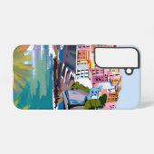 Manarola Cinque Terre Italië Kuststrand Samsung Galaxy Hoesje (Achterkant horizontaal)