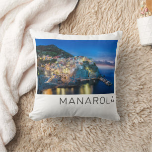 Manarola Cinque Terre La Spezia Italië Panorama Kussen