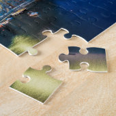 Manarola Cinque Terre La Spezia Italië Panorama Legpuzzel (Zijkant)