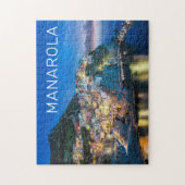 Manarola Cinque Terre La Spezia Italië Panorama Legpuzzel (Verticaal)