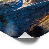 Manarola Cinque Terre La Spezia Italië Panorama Perfect Poster (Hoek)