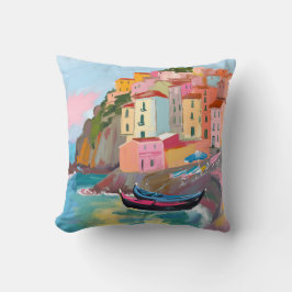 Manarola Cinque Terre Liguria Italië Europa Kussen