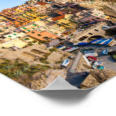 Manarola, Cinque Terre, Liguria, Italië Poster (Hoek)