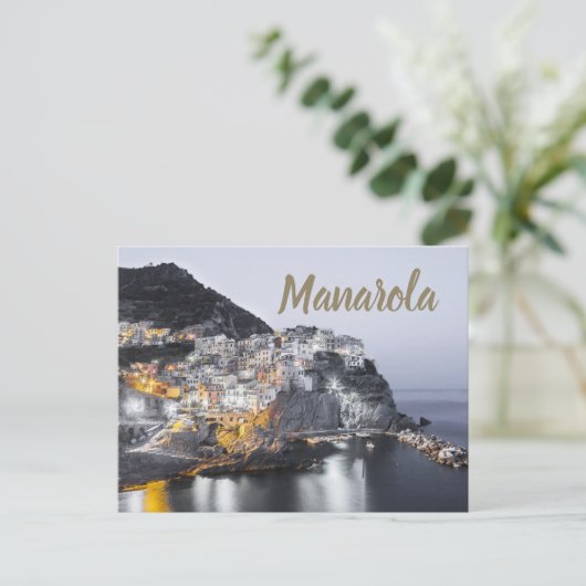 Manarola Cinque Terre Liguria Italy Fine Art gift Briefkaart (Staand voorkant)