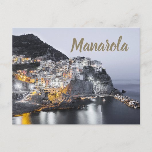 Manarola Cinque Terre Liguria Italy Fine Art gift Briefkaart (Voorkant)