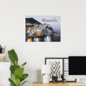 Manarola Cinque Terre Liguria Italy Fine Art gift Poster (Thuiskantoor)