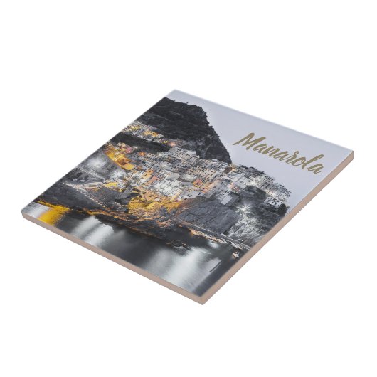 Manarola Cinque Terre Liguria Italy Fine Art gift Tegeltje (Zijkant)