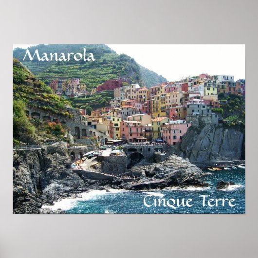 Manarola Cinque Terre Poster (Voorkant)